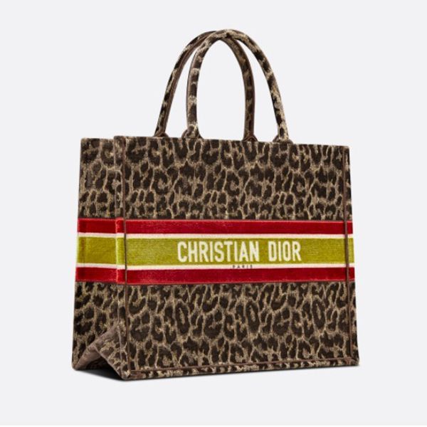 大人気 ディオール ブックトート コピー レオパード バッグ M1286ZTGT_M918